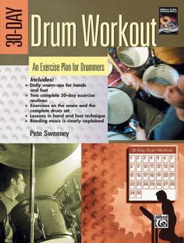 30-Day Drum Workout: An Exercise Plan for Drummers (AL-00-19397)