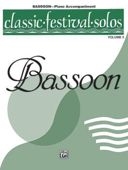 Classic Festival Solos (Bassoon), Volume 2 Piano Acc. (AL-00-EL03880)