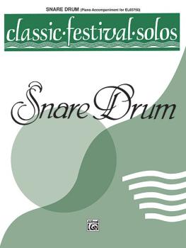 Classic Festival Solos (Snare Drum), Volume 1 Piano Acc. (AL-00-EL03751)