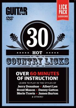 Guitar World: 30 Hot Country Licks: Over 60 Minutes of Instruction! (AL-56-42848)