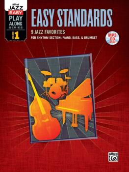 Alfred Jazz Easy Play-Along Series, Vol. 1: Easy Standards (9 Jazz Fav (AL-00-36084)