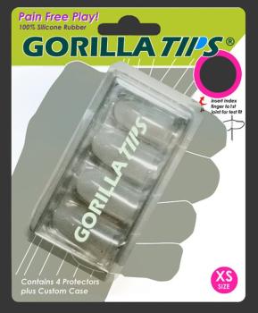 Gorilla Tips Fingertip Protectors Clear Size Extra Small (AL-98-GT100CLR)