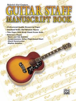 Belwin's 21st Century Guitar Staff Manuscript Book (AL-00-EL9924)