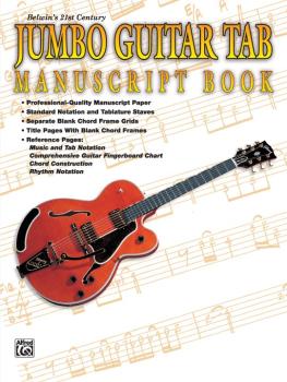 Belwin's 21st Century Jumbo Guitar TAB Manuscript Book (AL-00-EL9930)