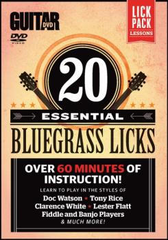Guitar World: 20 Essential Bluegrass Licks: Over 60 Minutes of Instruc (AL-56-40560)