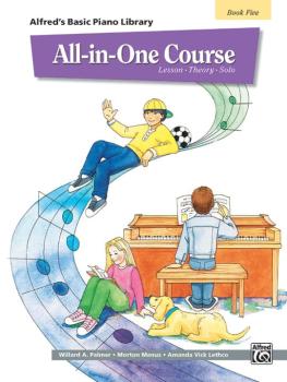 Alfred's Basic All-in-One Course, Book 5 (Lesson * Theory * Solo) (AL-00-14513)