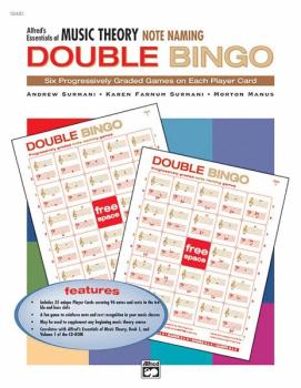 Alfred's Essentials of Music Theory: Double Bingo Game -- Note Naming (AL-00-19481)