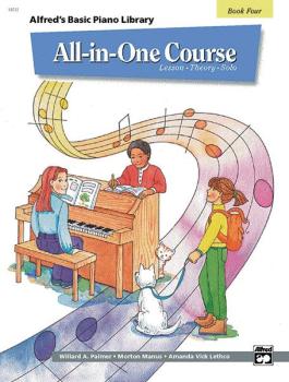 Alfred's Basic All-in-One Course, Book 4 (Lesson * Theory * Solo) (AL-00-14512)