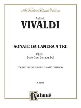 Sonatas da Camera a Tre, Opus 1 (Volume I, Nos. 1-6) (AL-00-K04786)
