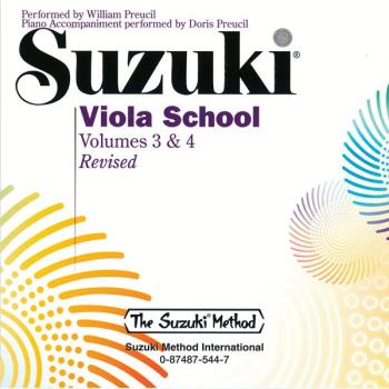 Suzuki Viola School, Volumes 3 & 4: International Edition (AL-00-0544)