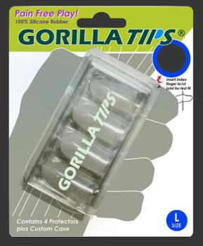 Gorilla Tips Fingertip Protectors Clear Size Large (AL-98-GT103CLR)
