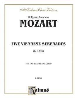 Five Viennese Serenades K. 439b (AL-00-K03743)