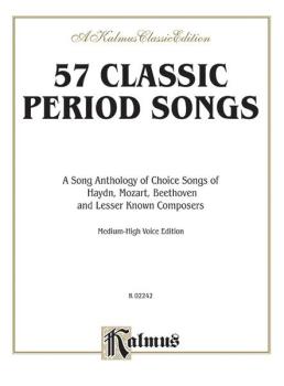 57 Classic Period Songs (For Medium High Voice) (AL-00-K02242)