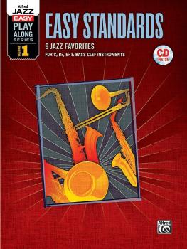 Alfred Jazz Easy Play-Along Series, Vol. 1: Easy Standards (9 Jazz Fav (AL-00-36081)