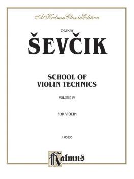 School of Violin Technics, Opus 1, Volume IV (AL-00-K03953)