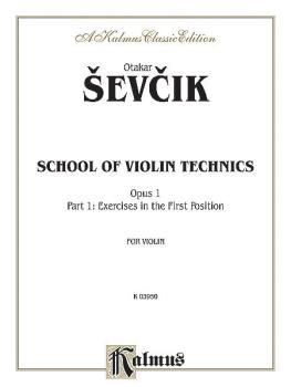 School of Violin Technics, Opus 1, Volume I (AL-00-K03950)