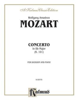 Concerto, K. 191 in B-flat Major (AL-00-K03775)