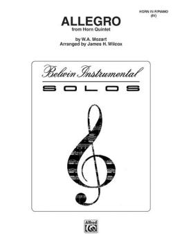 Allegro from Mozart's Horn Quintet (AL-00-BWI00102)