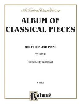 Album of Classical Pieces, Volume III (AL-00-K04305)