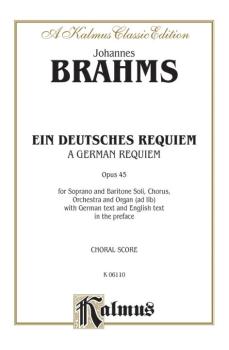 A German Requiem (Ein Deutsches Requiem), Opus 45 (AL-00-K06110)