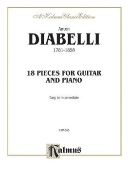 18 Pieces for Guitar and Piano (Easy to Intermediate) (AL-00-K04845)
