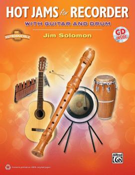 Hot Jams for Recorder (With Guitar and Drum) (AL-00-37776)