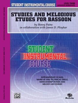 Student Instrumental Course: Studies and Melodious Etudes for Bassoon, (AL-00-BIC00327A)