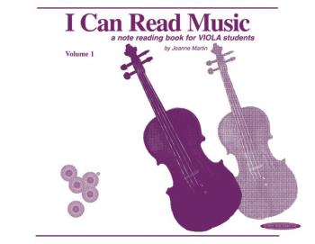 I Can Read Music, Volume 1: A note reading book for VIOLA students (AL-00-0440)