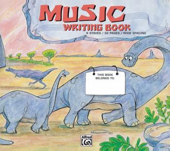 Alfred's Basic Music Writing Book (Wide Lines, 32 pages) (AL-00-6700)