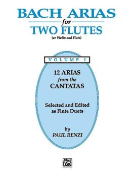 Bach Arias for Two Flutes, Volume I (or Violin and Flute) (AL-00-EL03908)