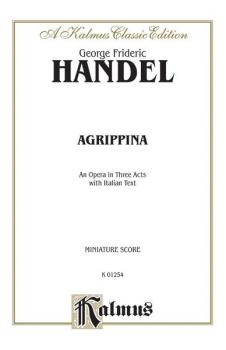 Agrippina (1709), An Opera in Three Acts (AL-00-K01254)