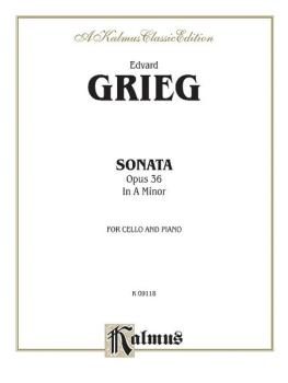 Cello Sonata in A Minor, Opus 36 (AL-00-K09118)