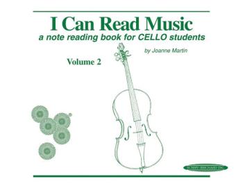 I Can Read Music, Volume 2: A note reading book for CELLO students (AL-00-0429)