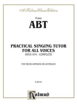 Practical Singing Tutor, Opus 474 (Complete) (For Mezzo-Soprano or Con (AL-00-K09142)
