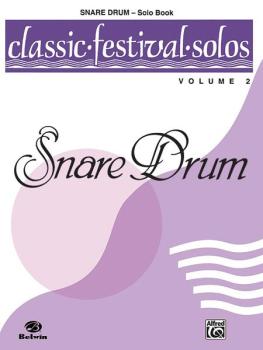 Classic Festival Solos (Snare Drum), Volume 2 Solo Book (AL-00-EL03899)