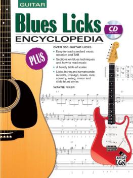 Blues Licks Encyclopedia: Over 300 Guitar Licks (AL-00-18503)