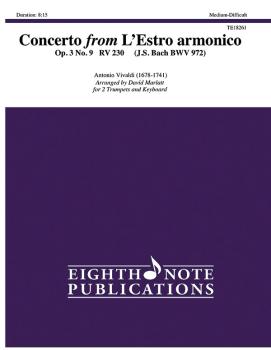 Concerto from <i>L'Estro armonico, Op. 3, No. 9</i>: RV 230 J. S. Bach (AL-81-TE18261)