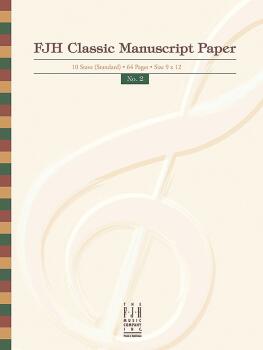 FJH Classic Manuscript Paper No. 2 (AL-98-MM102S)