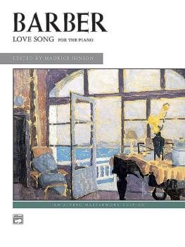 Barber: Love Song (AL-00-4628)