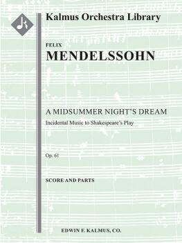 A Midsummer Night's Dream: Incidental Music, Op. 61 (Ein Sommernachtst (AL-36-A171402)