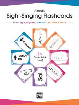 Alfred's Sight-Singing Flashcards: Hand Signs, Rhythms, Intervals, and (AL-00-51205)