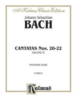 Cantatas No. 20-22, Volume VI (AL-00-K00810)