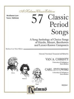 57 Classic Period Songs (For Medium Low Voice) (AL-00-K02241)